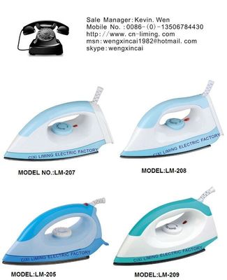 110/230V LM207-DRY IRON con soluzione di stiratura a piastre di alluminio
