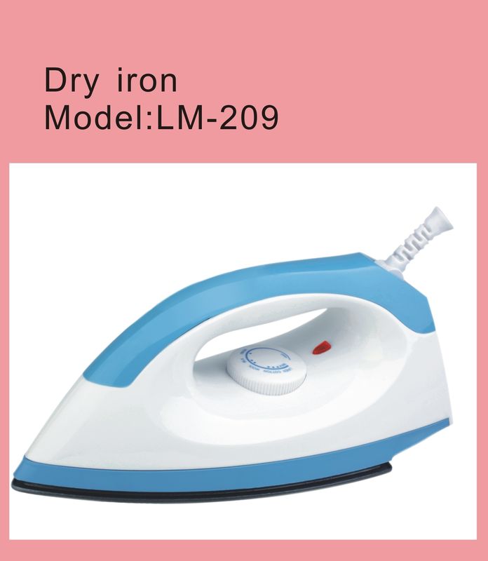 Ferro secco LM-209 Potenza di 1000W e lunghezza del cavo di 1,5 m per una comodissima stiratura